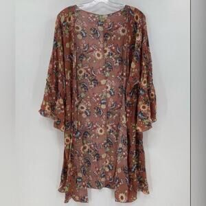 Democracy Multicolor Floral Kimono